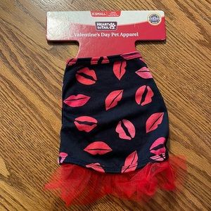 Dog outfit clothing Valentine’s Day pet apparel outfit